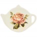 Подставка под чайные пакетики «корейская роза» 12*9,5*1,5 см. (кор=144шт.)