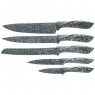 Набор ножей agness  на пластиковой подставке, 6 предметов
