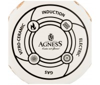 Чайник agness эмалированный, серия ренессанс 2,2л подходит для индукцион.плит