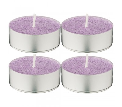 Набор ароматических стеариновых свечей из 4 шт. lavender диметр 6 см высота 2 см