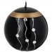 Свеча декоративная шар «волшебное сияние» black диаметр 8 см высота 9 см