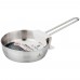 Сковорода agness professional 18х5 см, 1,3 л высококачественная  нерж сталь 18/10 индукционное дно