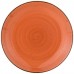 Тарелка обеденная «nature» 26,5см, оранжевая (мал=2/кор=18шт.)