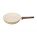 Сковорода agness с "мраморным" антипригар.покрытием, 24x5,3см серия латте