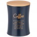 Емкость для сыпучих продуктов agness «navy style» «кофе» диаметр=11 см высота=14 см