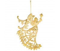 Декоративная подвеска «ангел» коллекция «red&gold» 13*10 см мал.уп=72 шт