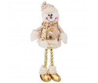 Фигурка золотая коллекция «снеговик » 16*8*38 см