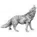 Статуэтка «волк» 35.5*9*27.5 см. (кор=6шт.)
