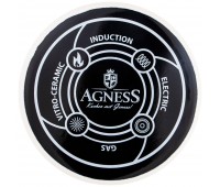 Чайник agness эмалированный, серия deluxe, 2,3л подходит для индукции