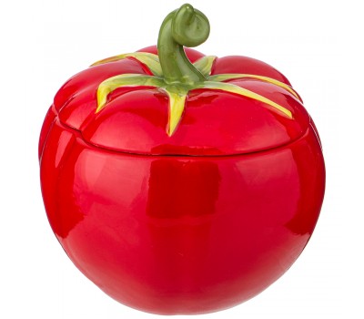 Емкость для сыпучих продуктов «tomatto» 17.5*17 см. высота=16.5 см.1600 мл (кор=12шт.)