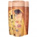 Термокружка agness  с кнопкой-стоппером серия «арт коллекция. климт», 380мл колба нерж.сталь