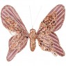 Бабочка для декора «ажур» с клипсой диаметр=20 см цвет:pink (мал.уп.=24 шт)
