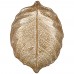 Блюдо «leaf» gold 21см без упаковки (мал 24шт)