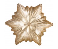 Блюдо «snowflake» gold shiny 21см без упаковки (мал 8шт)