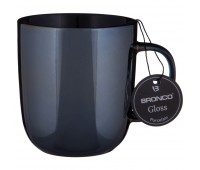 Кружка «gloss» 400мл черная (мал=4шт/кор=24шт.)