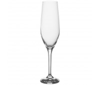 Набор бокалов для шампанского из 2 штук «amoroso» 200 мл высота 23,5 см