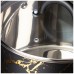 Кастрюля agness «fantasy » со стеклянной крышкой, нерж.сталь, 2,5л 18х10 см