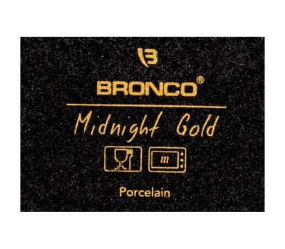 Салатник bronco «midnight gold» 20см (кор=12шт.)