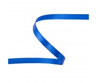 Лента  атласная синяя ширина=0,5см, длина=228м (10боб*22.8м)