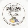 Блюдо овальное с ручками lefard «фрукты» 36,5*21*6 см (кор=6шт.)