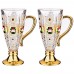 Набор из 2-х кружек «lefard gold glass» 250 мл. высота=16,5 см. (кор=24наб.)