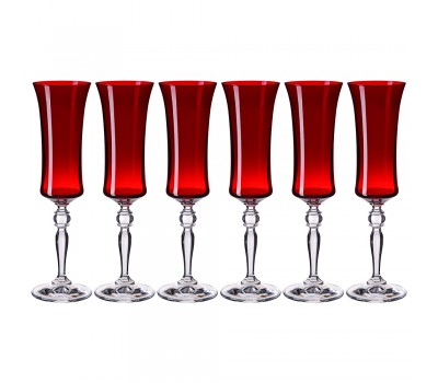 Набор бокалов для шампанского из 6 штук «extravagance» 190мл