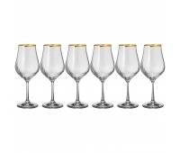 Набор бокалов для вина из 6 штук «golden celebration» 450мл