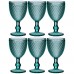 Набор бокалов для вина «гранат» 6шт. серия «muza color» 300мл. / в=17 см (кор=4наб.)