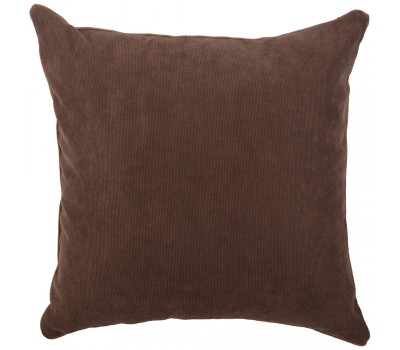 Подушка декоративная «лаунж» 45х45см,100% п/э,коричневый.