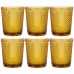 Набор стаканов «гранат» из 6шт. серия «muza color» 280мл. / в=10 см (кор=6наб.)