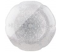 Тарелка акцентная «snowflake» silver 21см